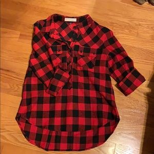 Plaid Top